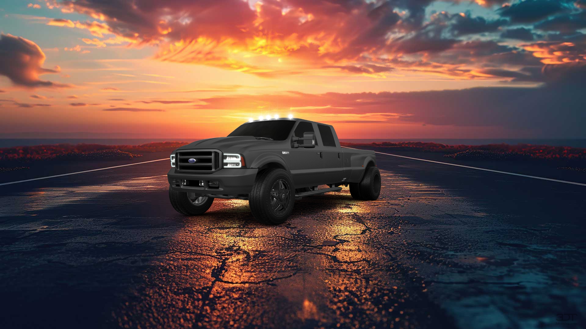 Ford F-350 DRW 4 Door pickup truck 1999 tuning