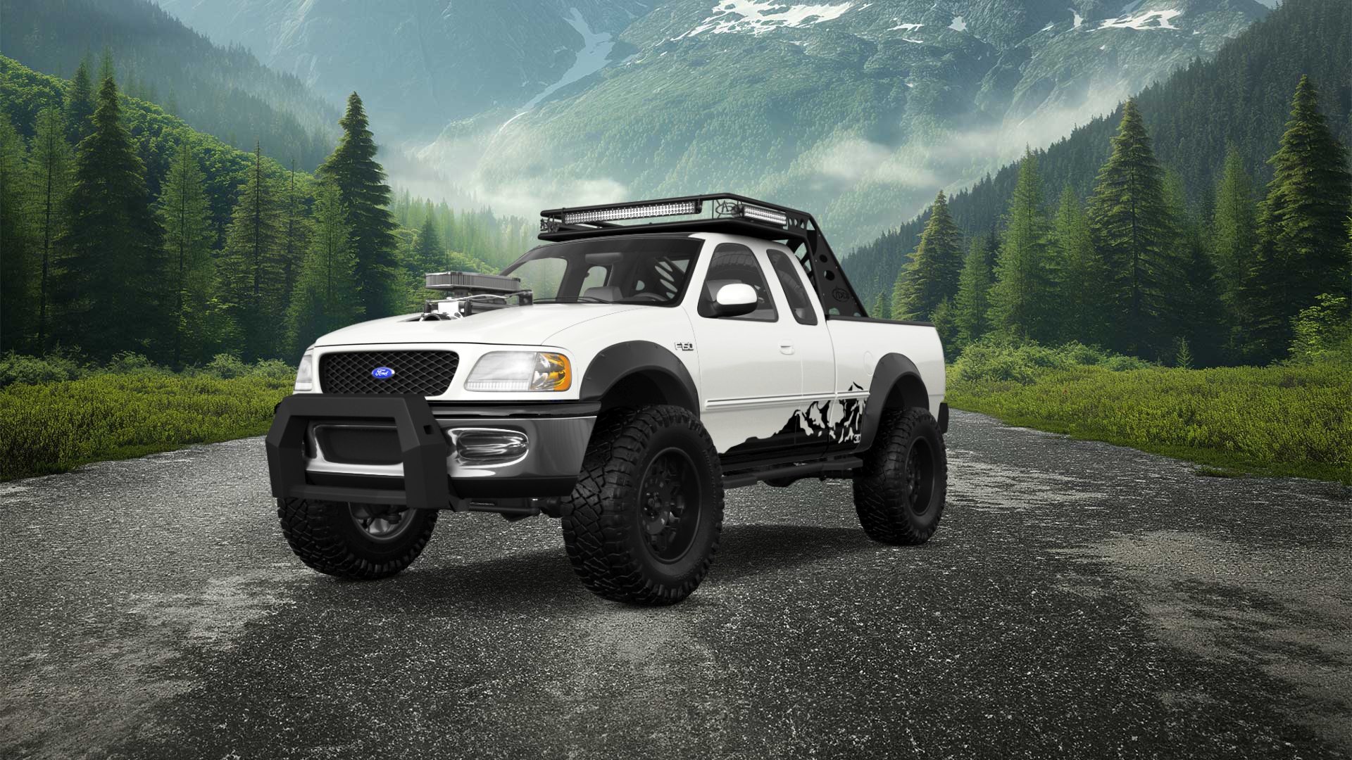 Ford F-150 SuperCab 2 Door pickup truck 1997 tuning