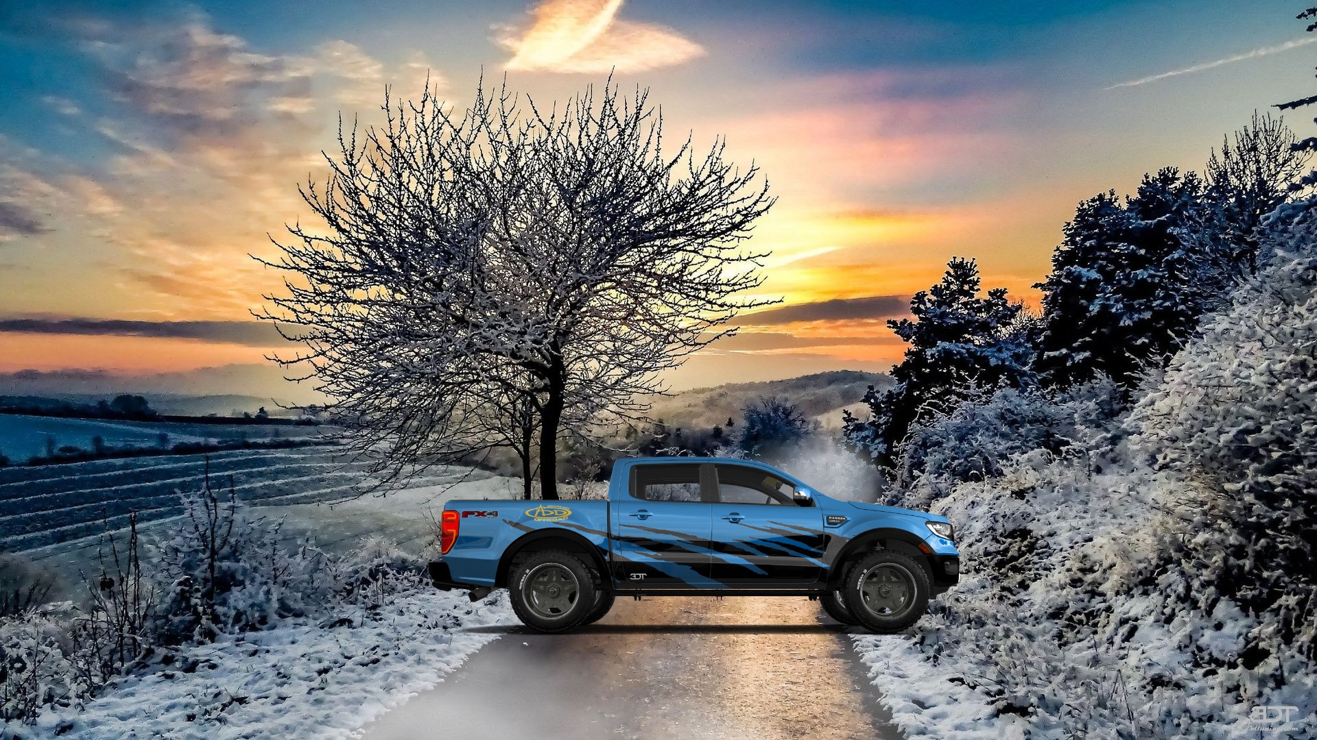 Ford Ranger 4 Door pickup truck 2019