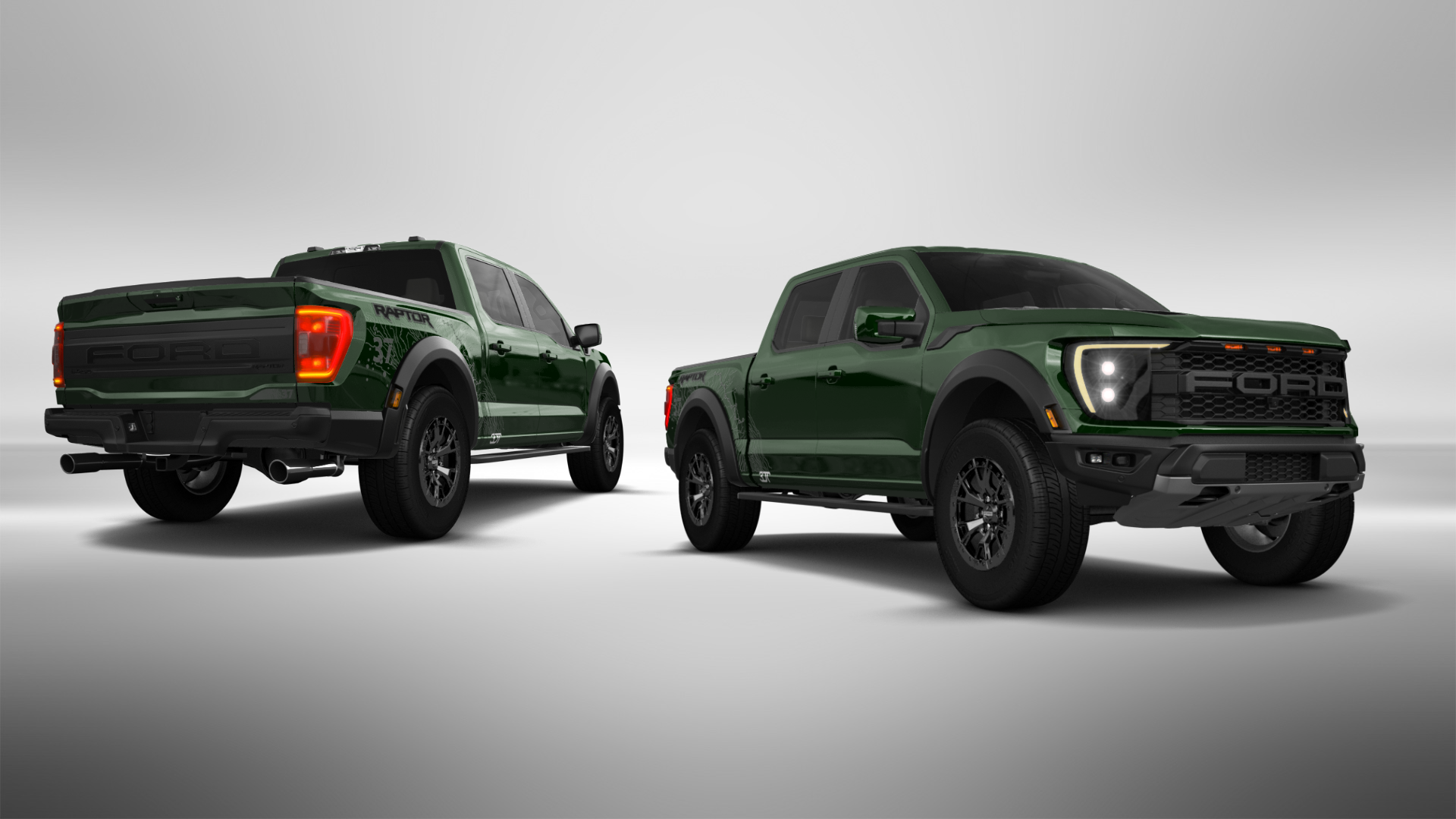 Ford F-150 Raptor 4 Door pickup truck 2021