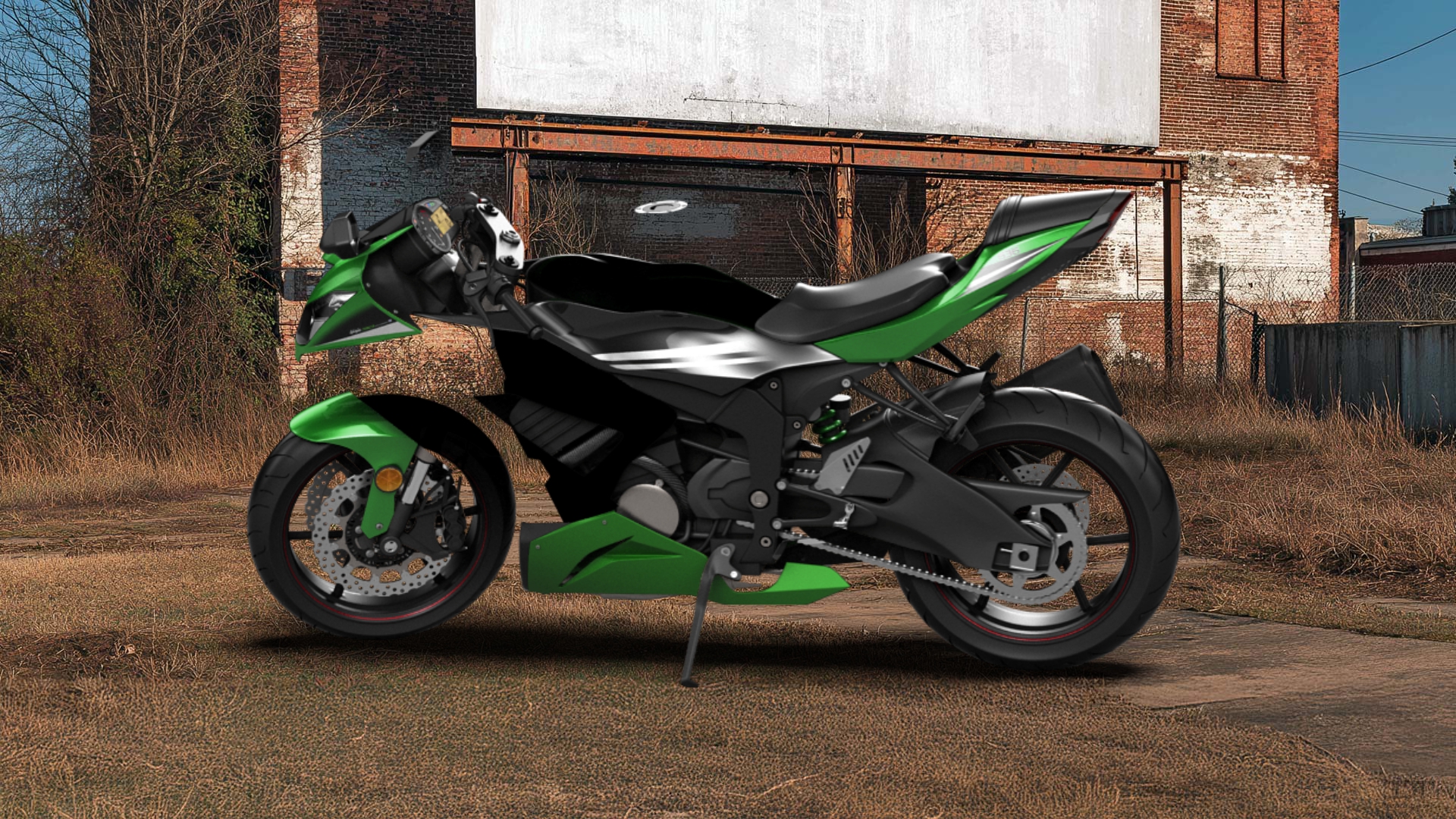 Kawasaki Ninja ZX 6R Sport Bike 2015