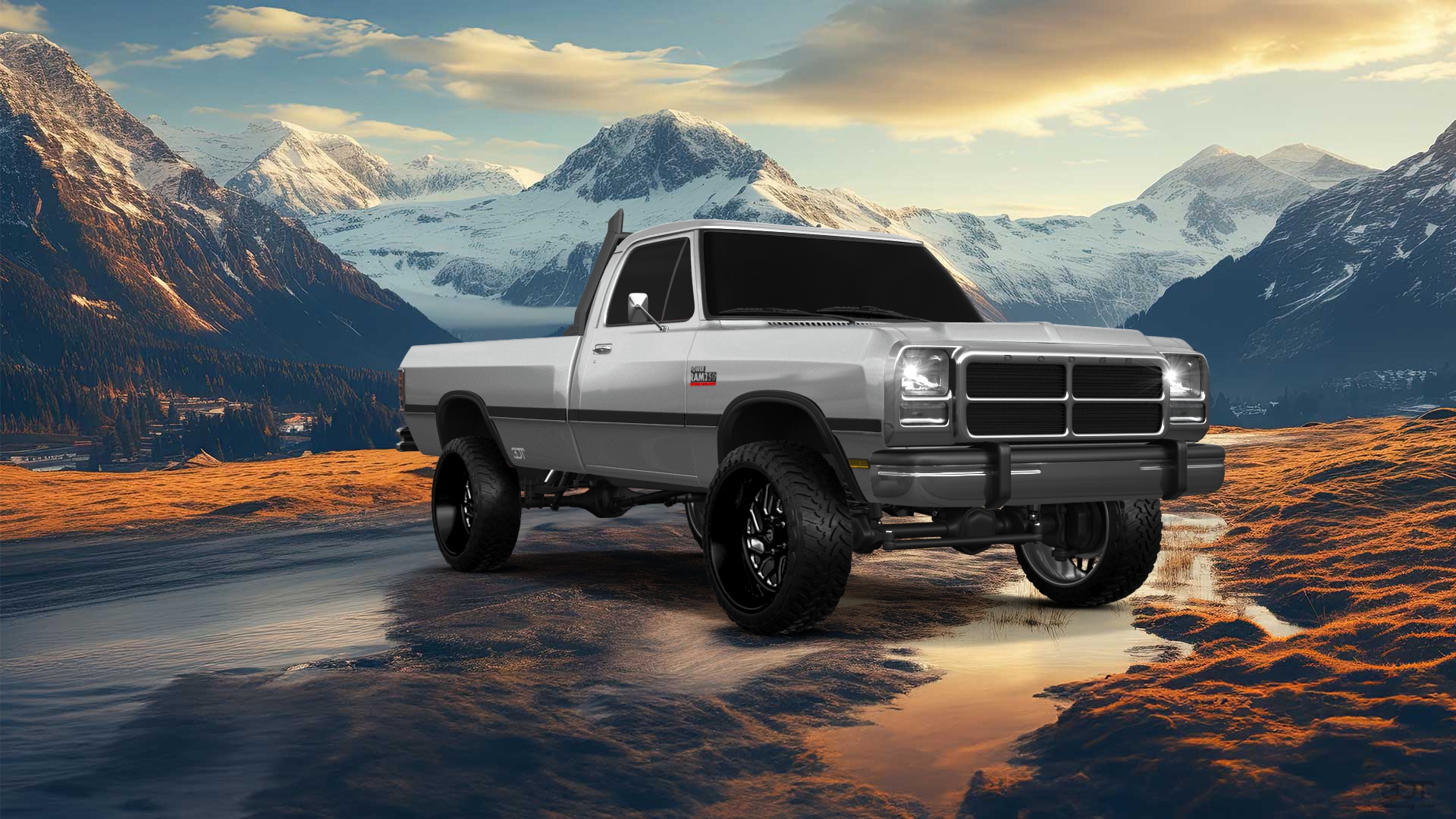 Dodge Ram 2 Door pickup truck 1991 tuning