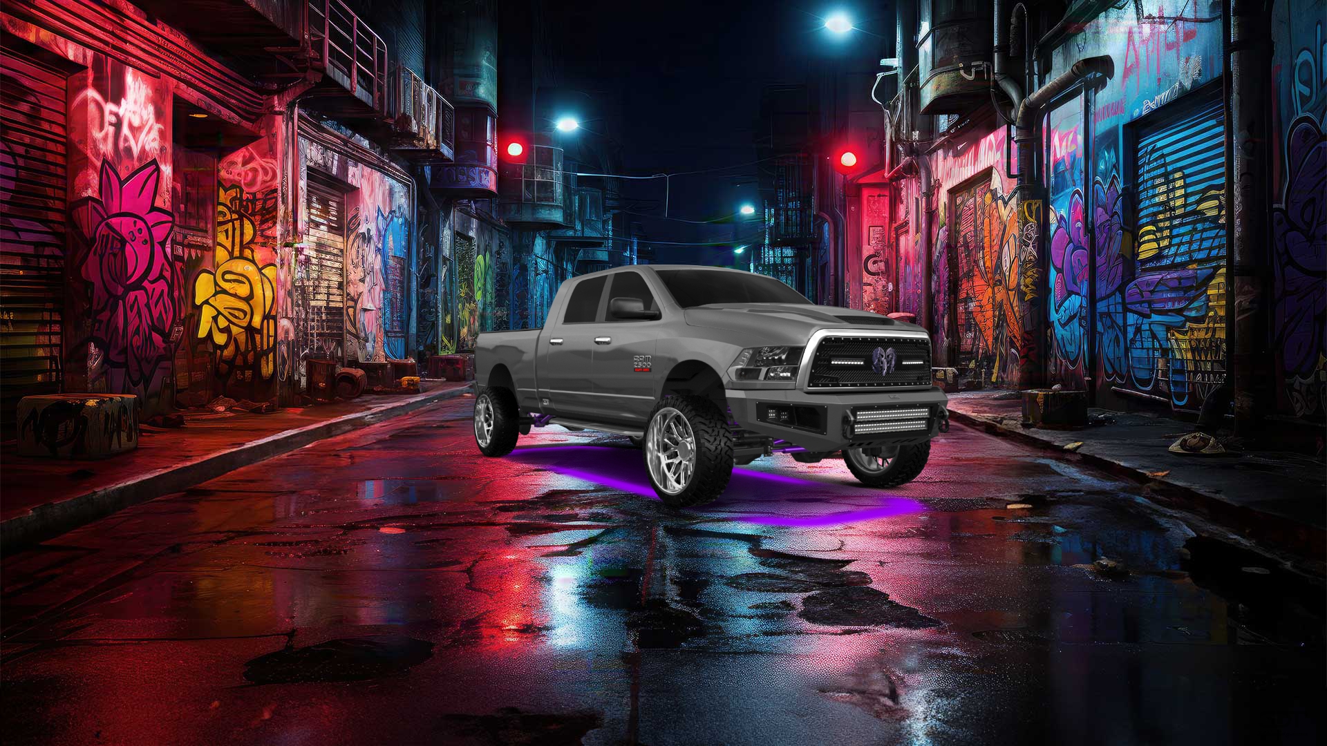 Dodge Ram 2500 Mega Cab 6.4 ft box 4 Door pickup truck 2010