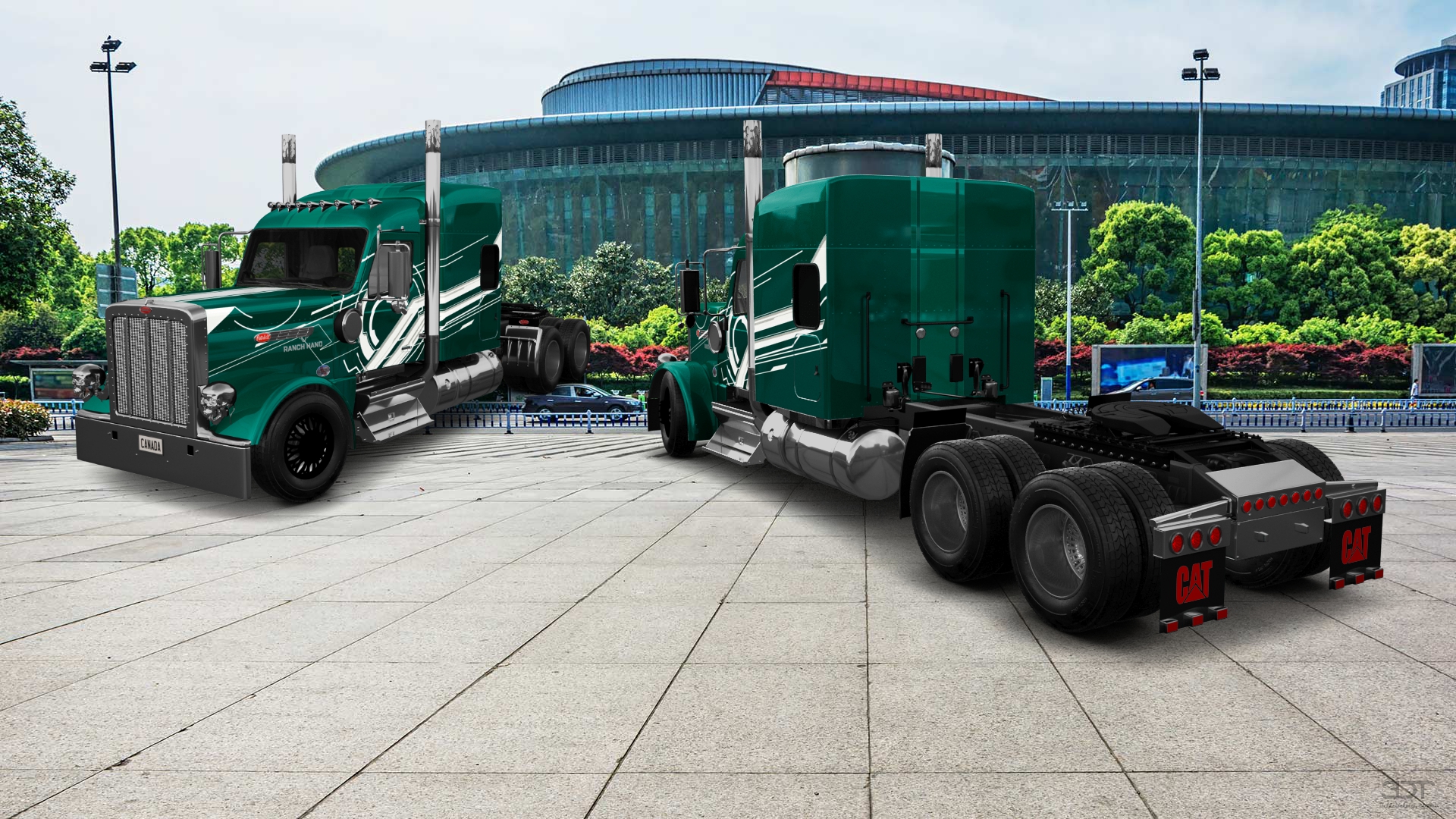 Peterbilt 589 Sleeper Cab Truck 2024 tuning