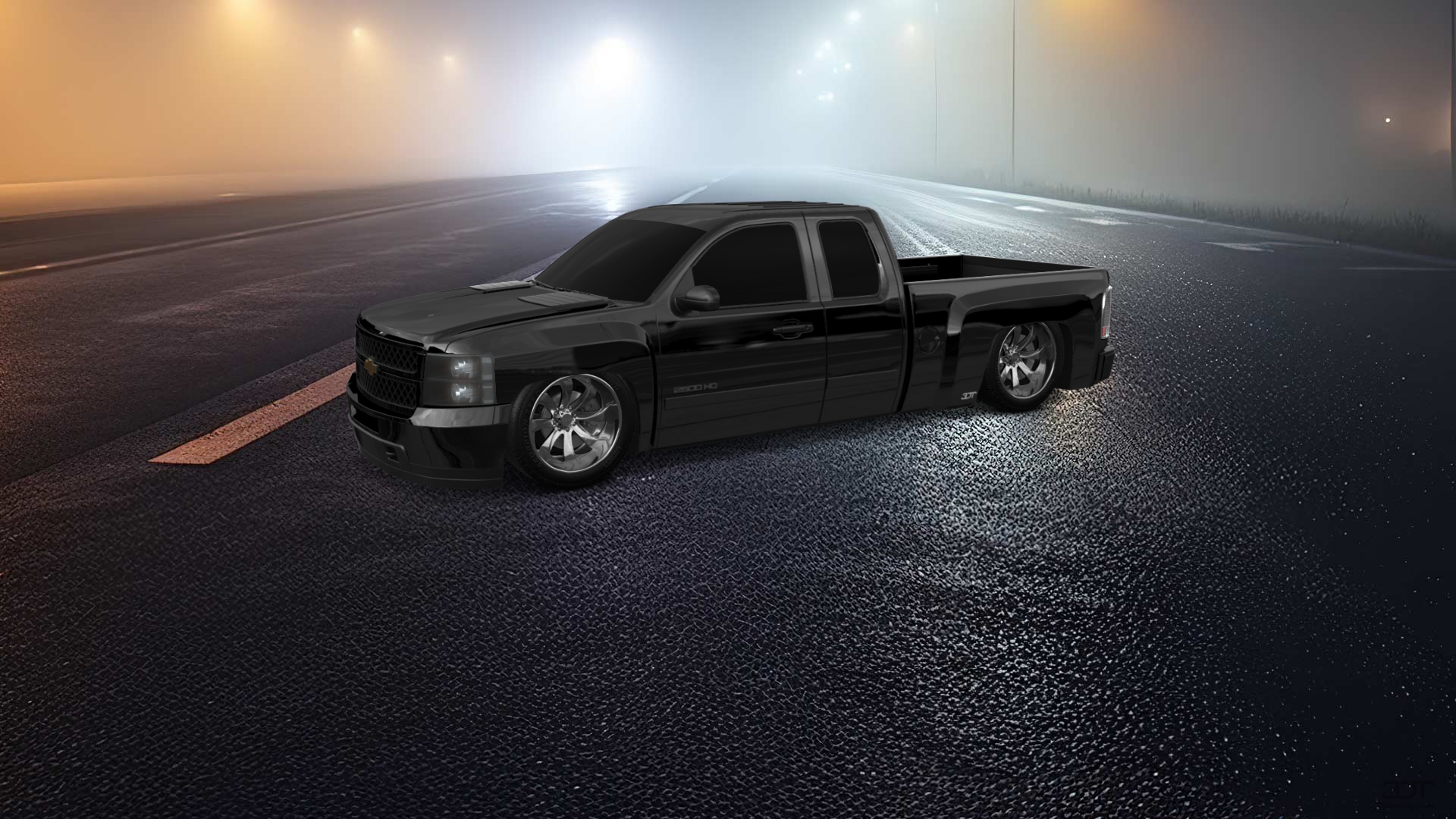 Chevrolet Silverado 2500 HD Extended Cab Pickup Truck 2007