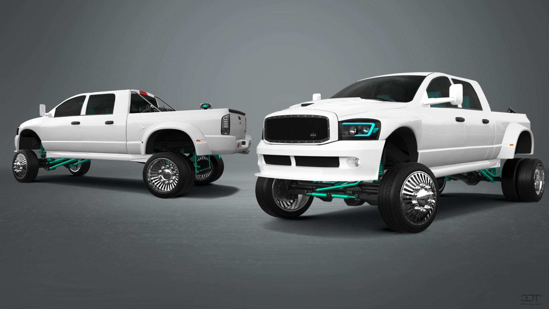 Dodge Ram 3500 Dually 4 Door pickup truck 2007 tuning