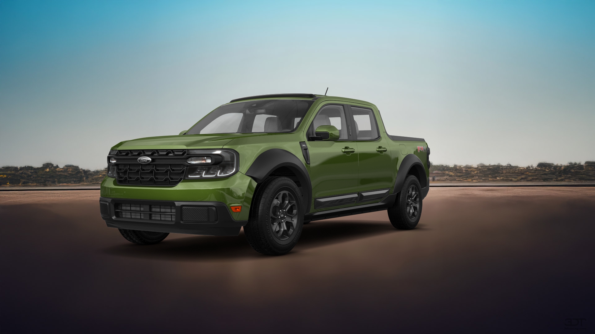 Ford Maverick 4 Door pickup truck 2022 tuning