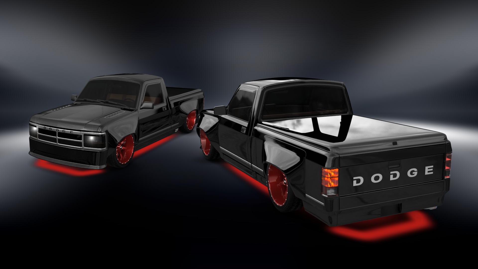 Dodge Dakota Regular Cab 2 Door pickup truck 1987