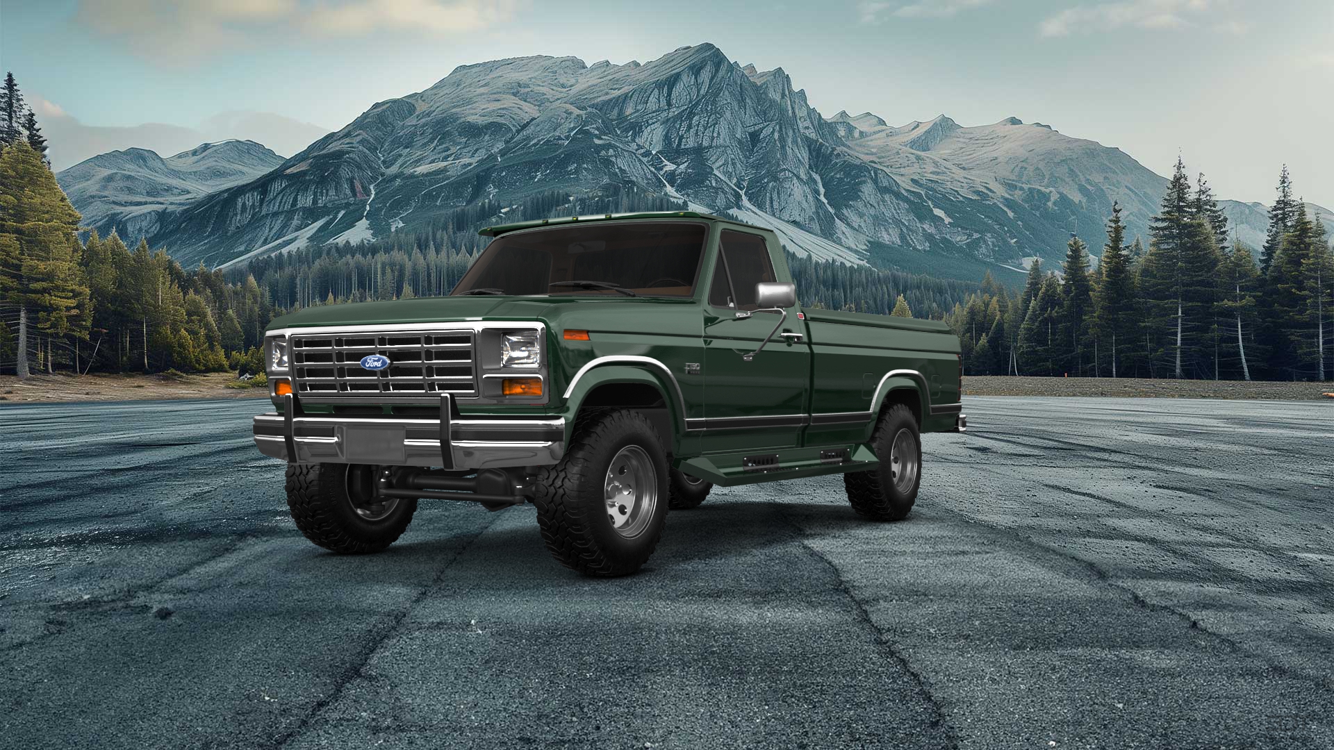 Ford F-150 2 Door pickup truck 1986