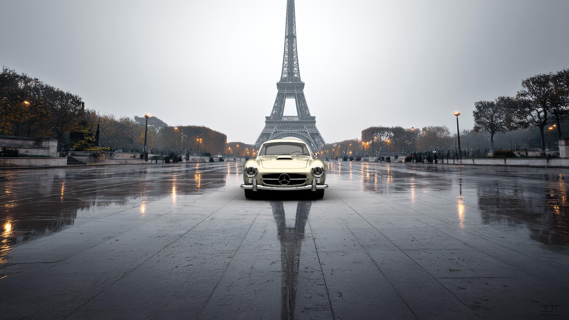 Mercedes 300SL Convertible 1954 tuning