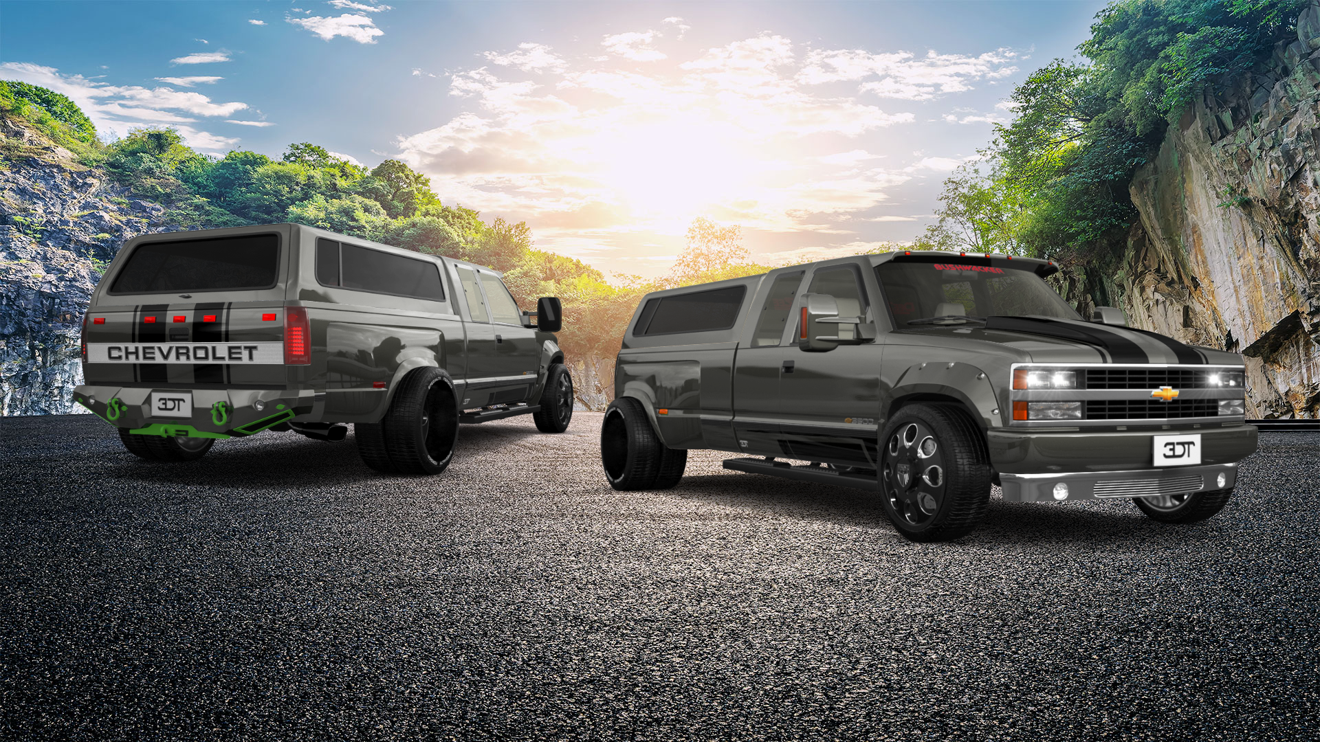 Chevrolet K3500 Extended Cab Pickup Truck 1988 tuning