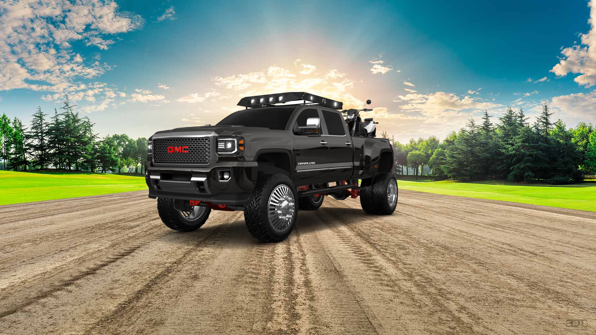 GMC Sierra 3500 HD Crew Cab 4 Door pickup truck 2015 tuning