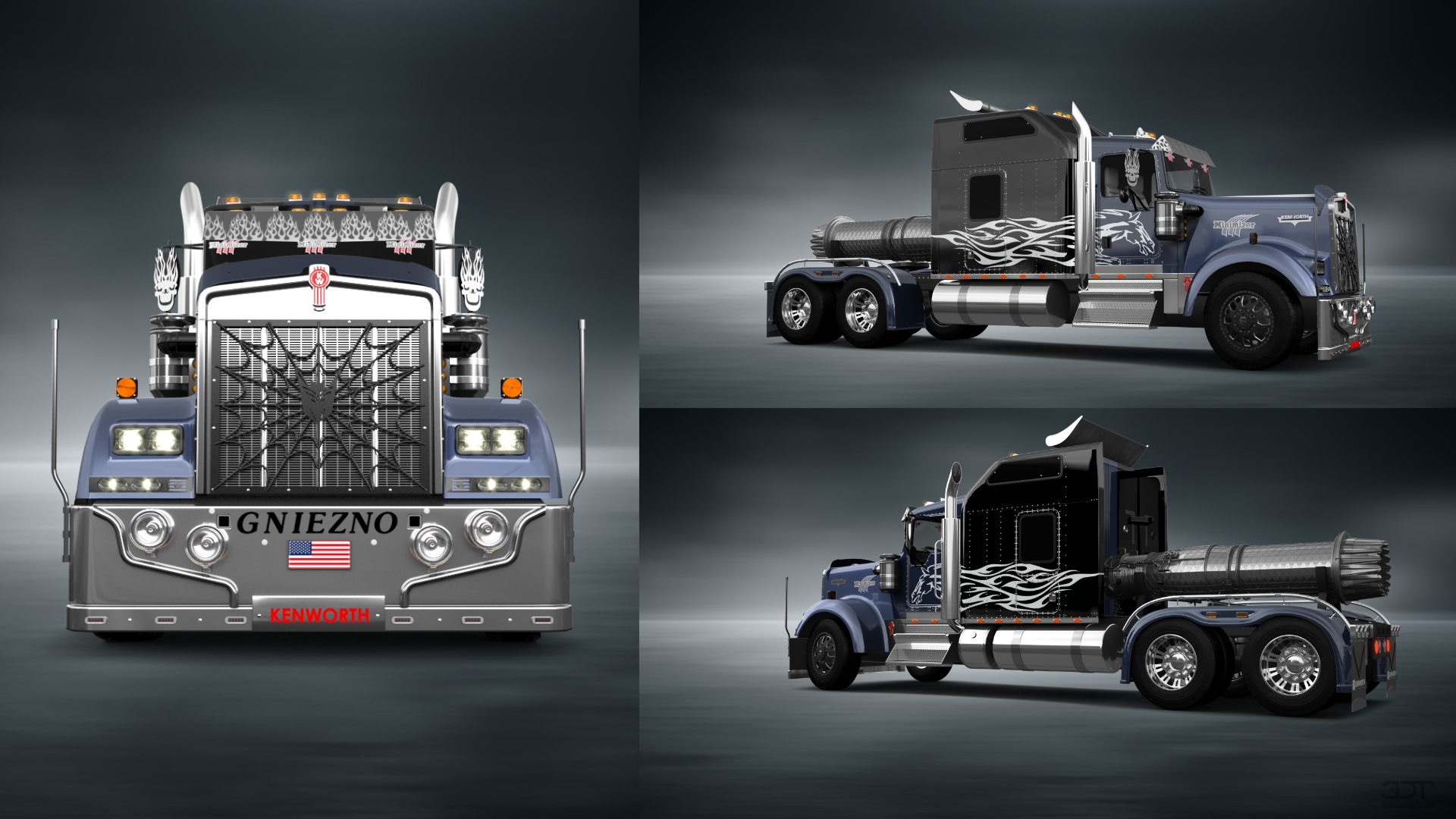 Kenworth W900 Sleeper Cab Truck 2015