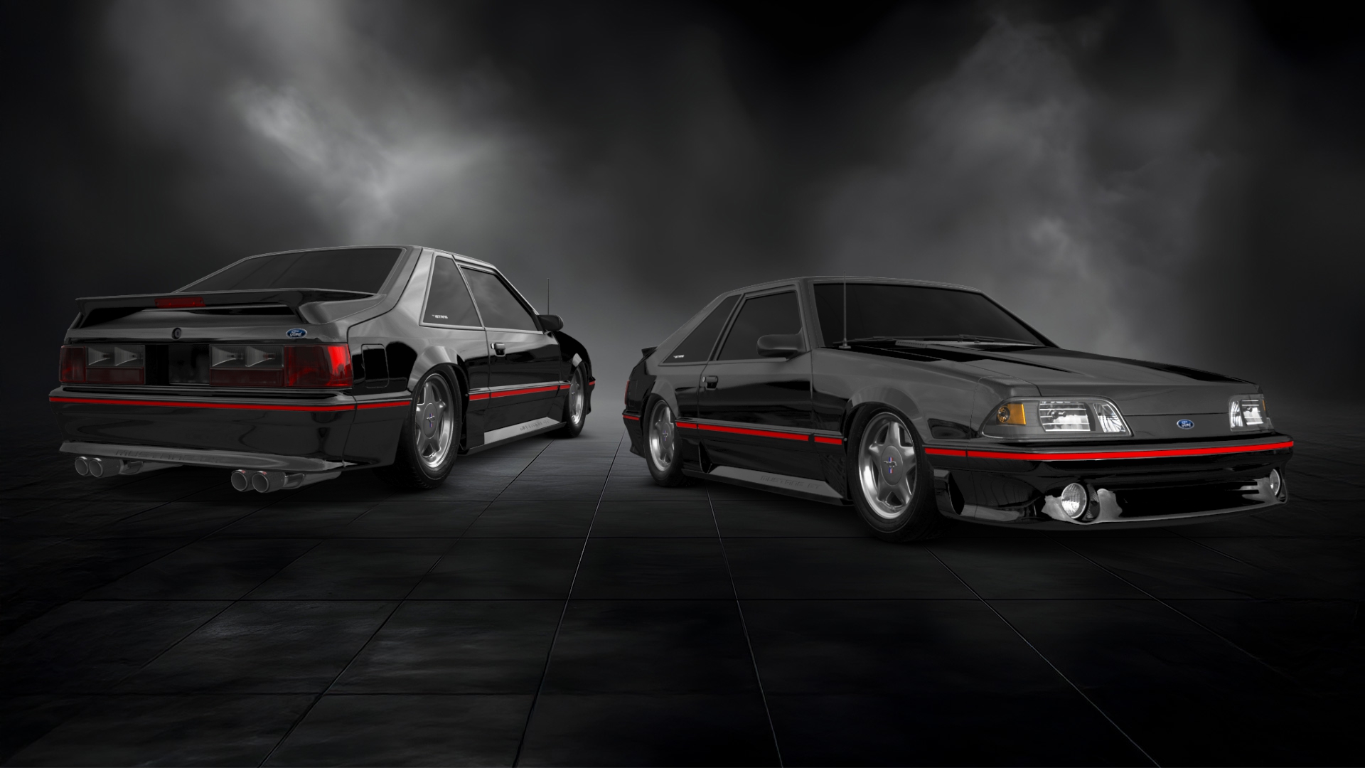 Ford Mustang 3 Door Hatchback 1988 tuning