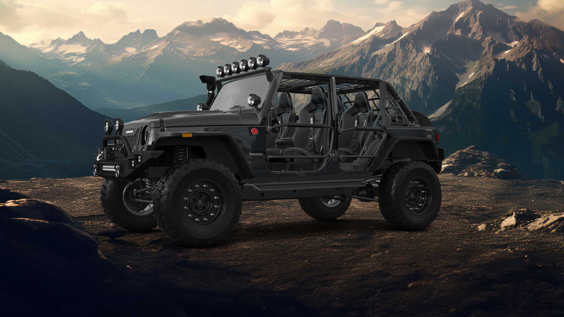 Jeep Wrangler Unlimited JK Rubicon Recon 4 Door SUV 2017 tuning