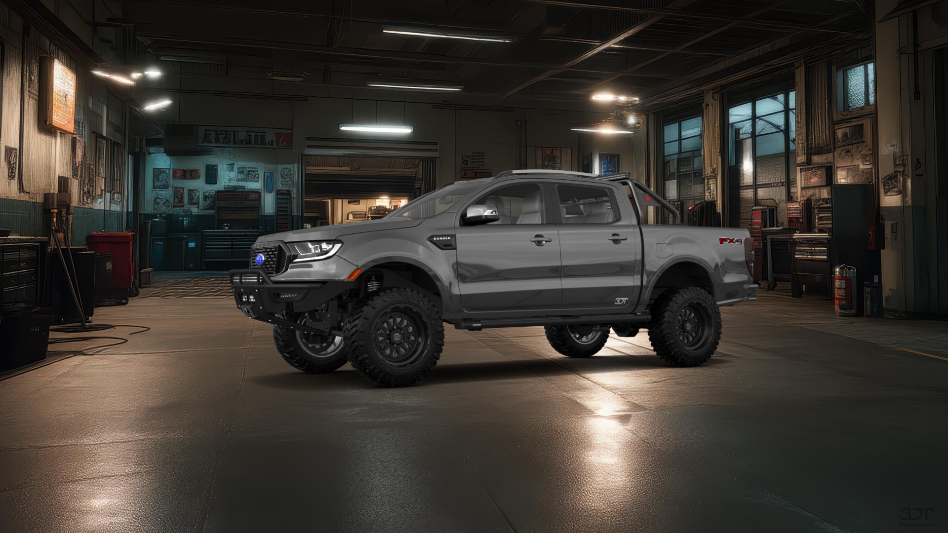Ford Ranger 4 Door pickup truck 2019 tuning