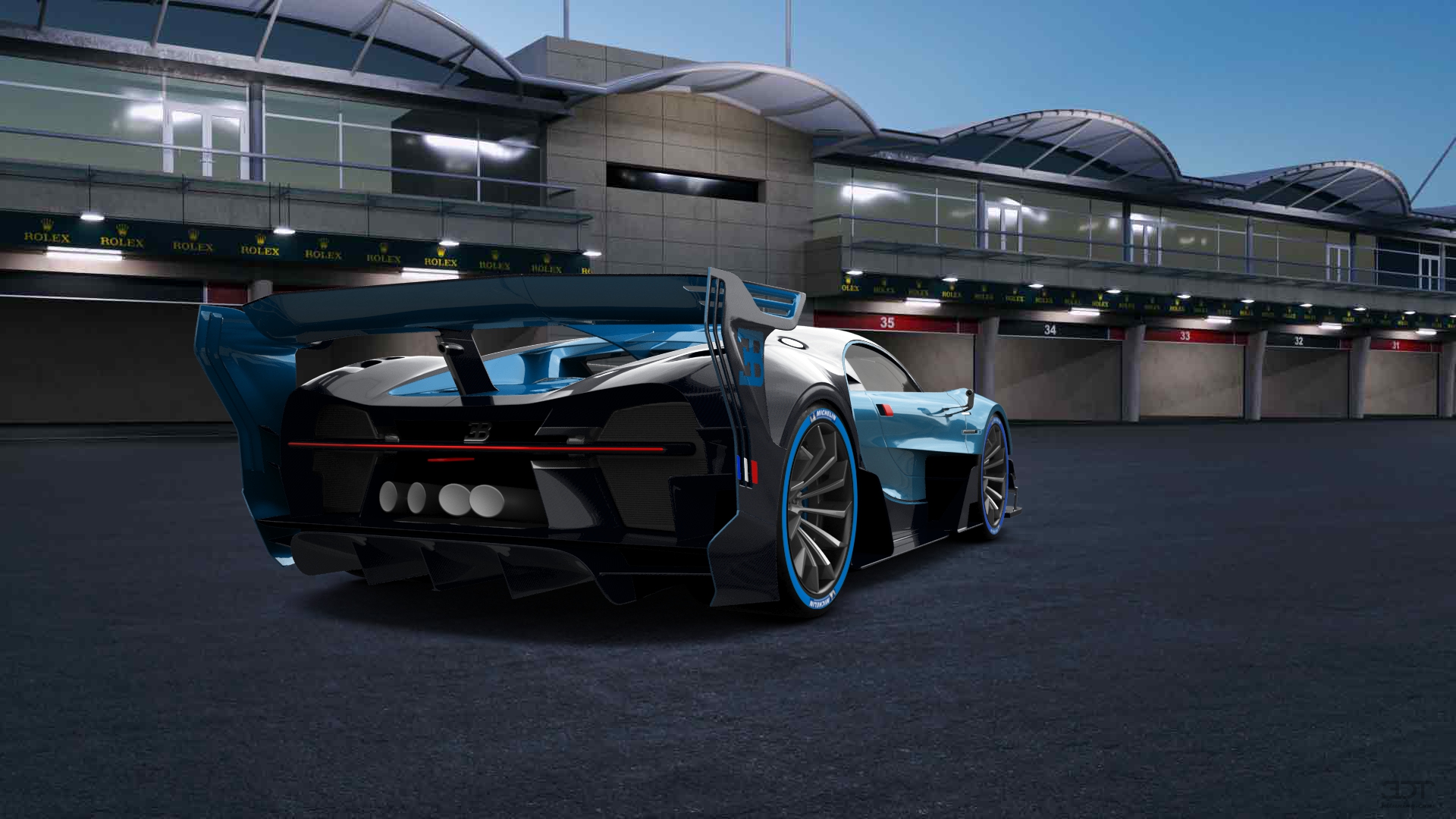 Bugatti Vision GT Challenge Supercar 4015 tuning