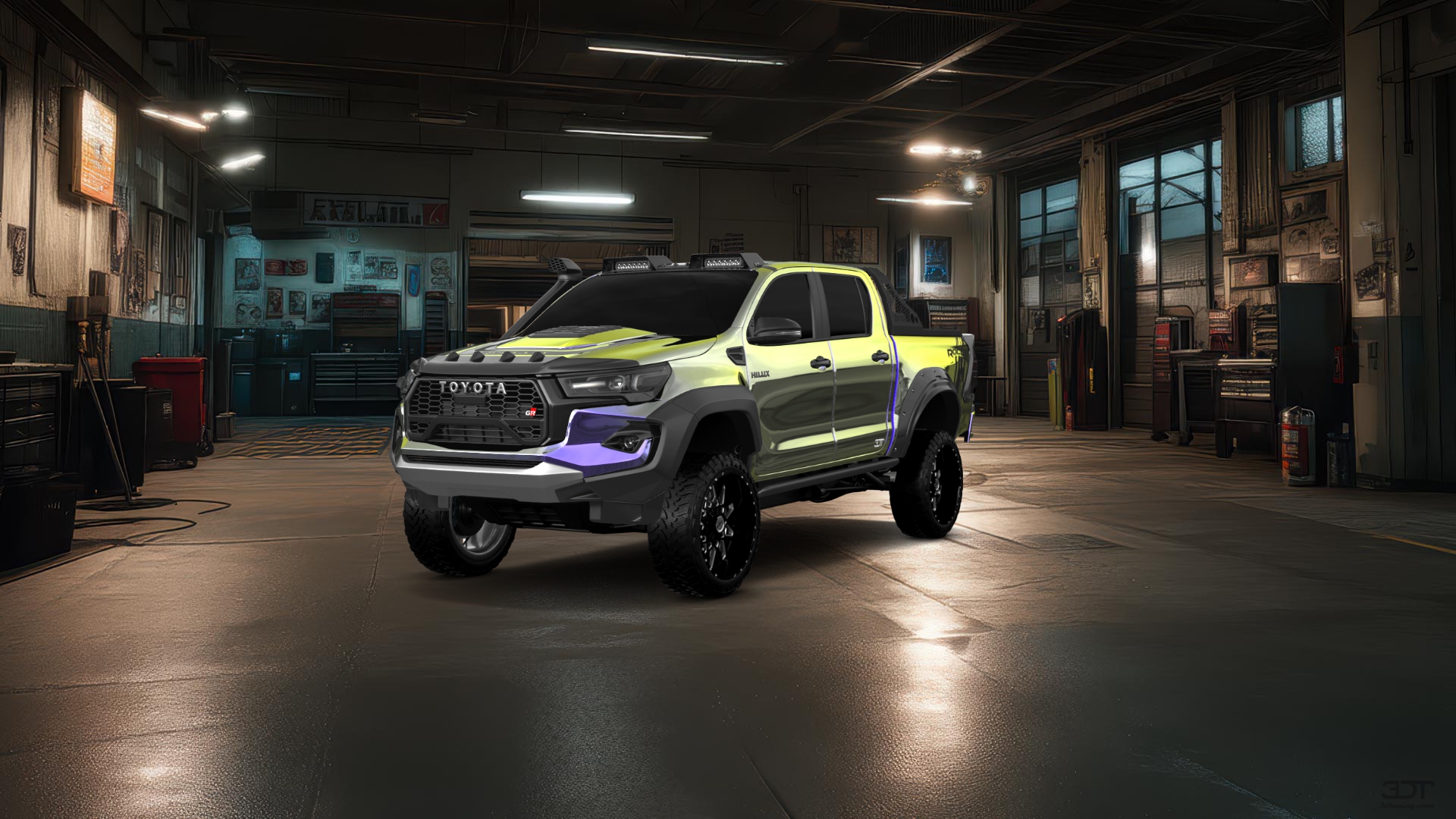 Toyota Hilux Double Cab 4 Door pickup truck 2015 tuning