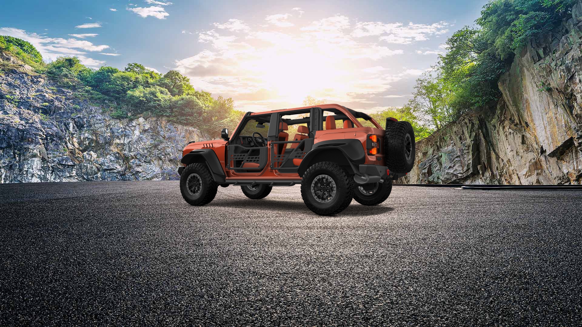 Ford Bronco Raptor 4 Door pickup truck 2022 Images