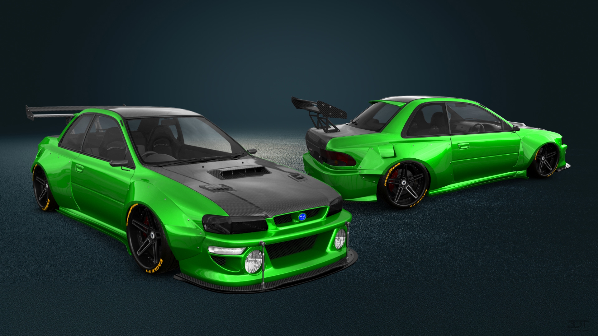 Subaru Impreza WRX STI 22B 2 Door Coupe 2000 tuning