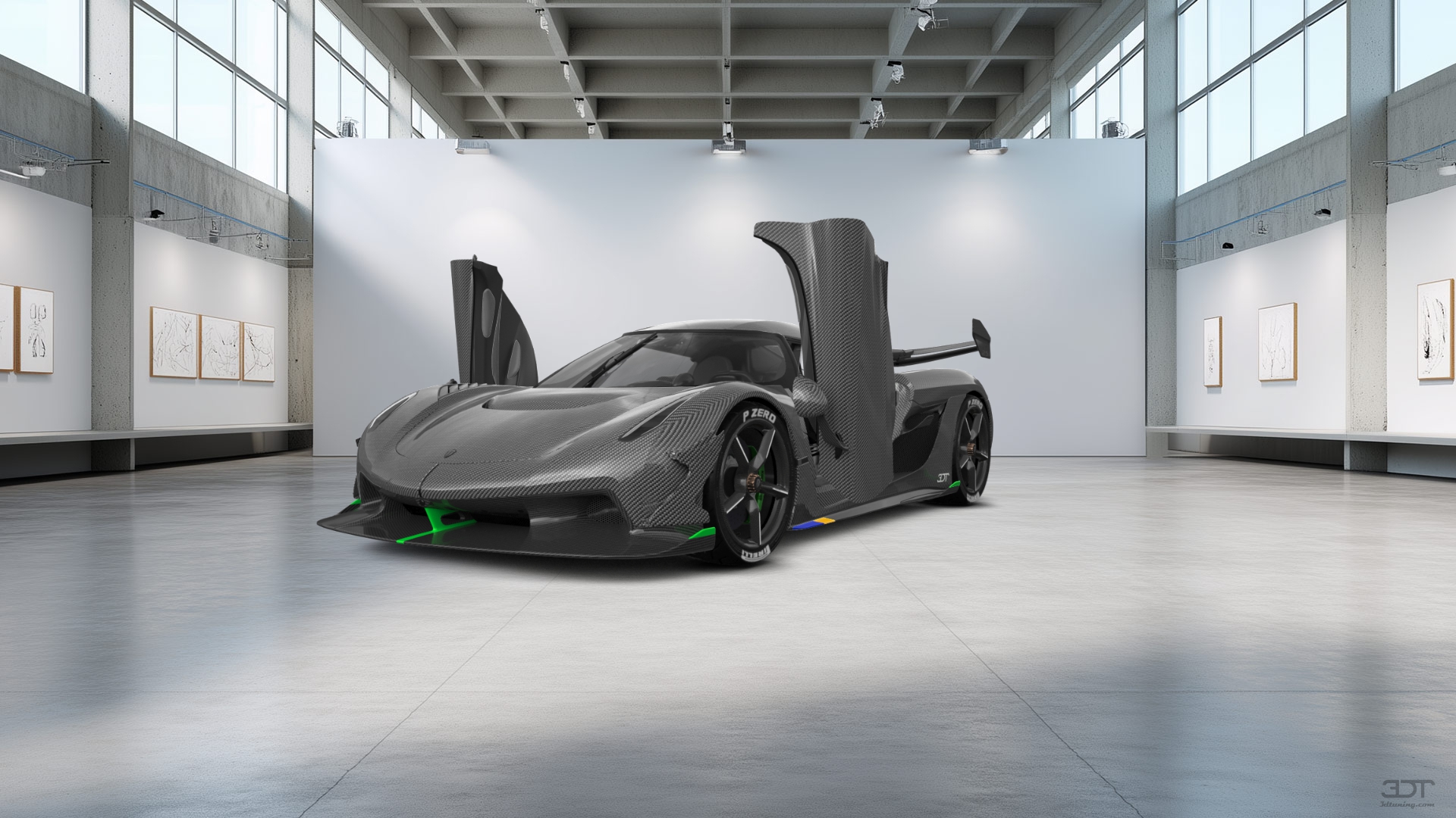 Koenigsegg Jesko 2 door targa top 2020 tuning