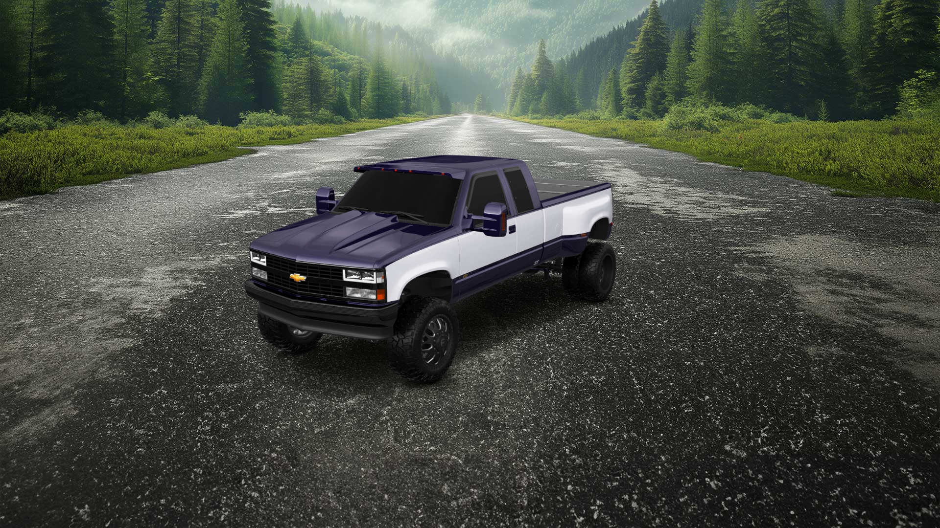 Chevrolet K3500 Extended Cab Pickup Truck 1988 tuning