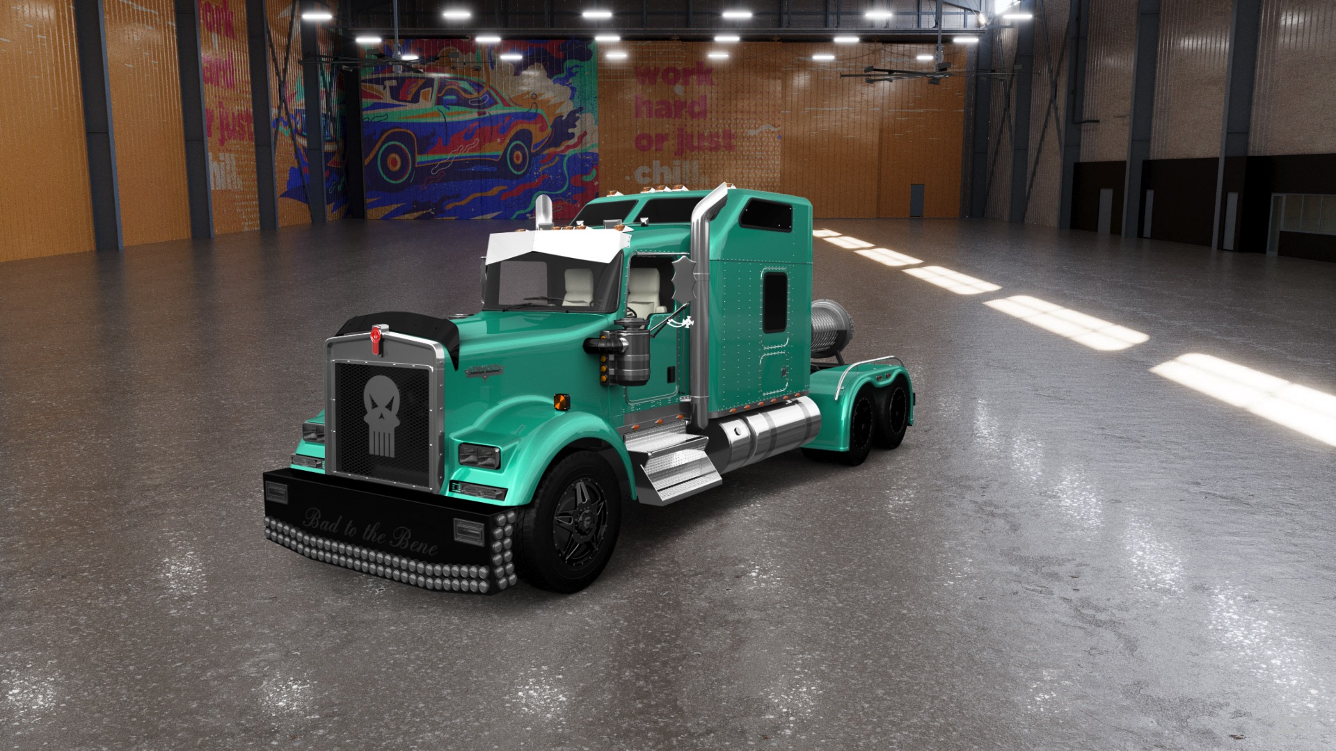 Kenworth W900 Sleeper Cab Truck 2015