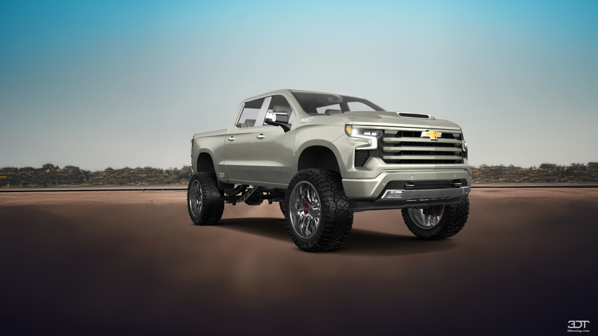 Chevrolet Silverado 1500 Crew Cab 5.8 ft box 4 Door pickup truck 2023 tuning