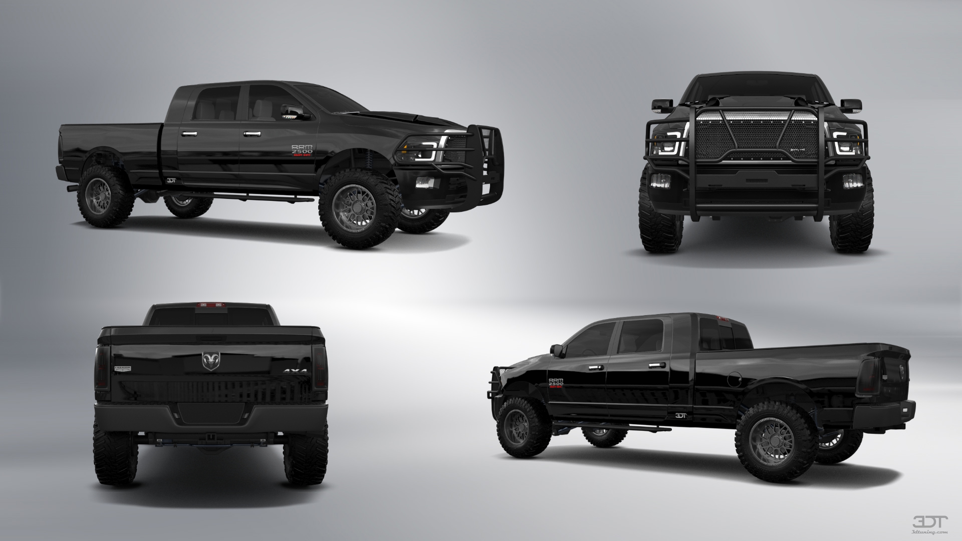Dodge Ram 2500 Mega Cab 6.4 ft box 4 Door pickup truck 2010