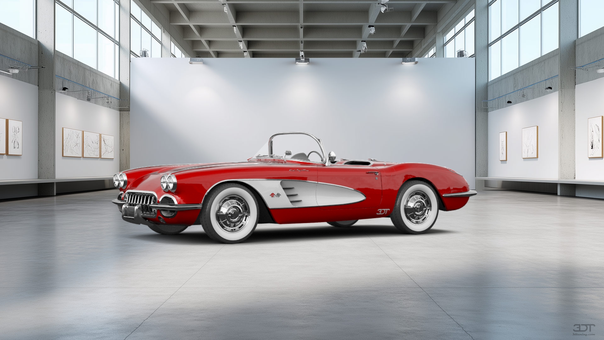 Chevrolet Corvette Convertible Coupe 1958 tuning