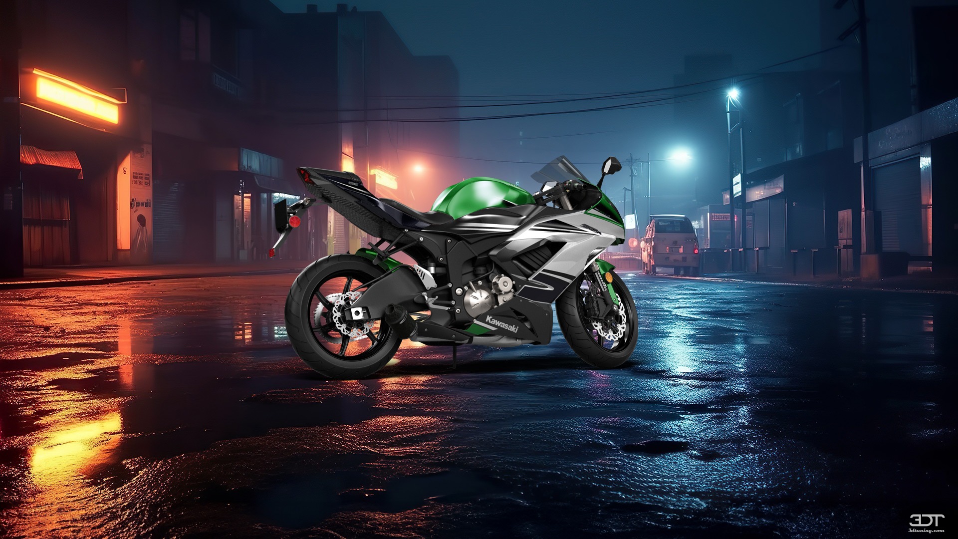 Kawasaki Ninja ZX 6R Sport Bike 2015 tuning