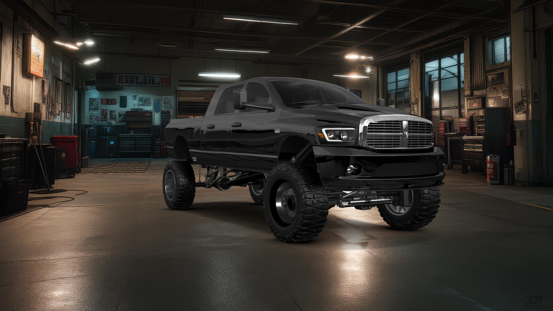 Dodge Ram 2500 4 Door pickup truck 2007 tuning