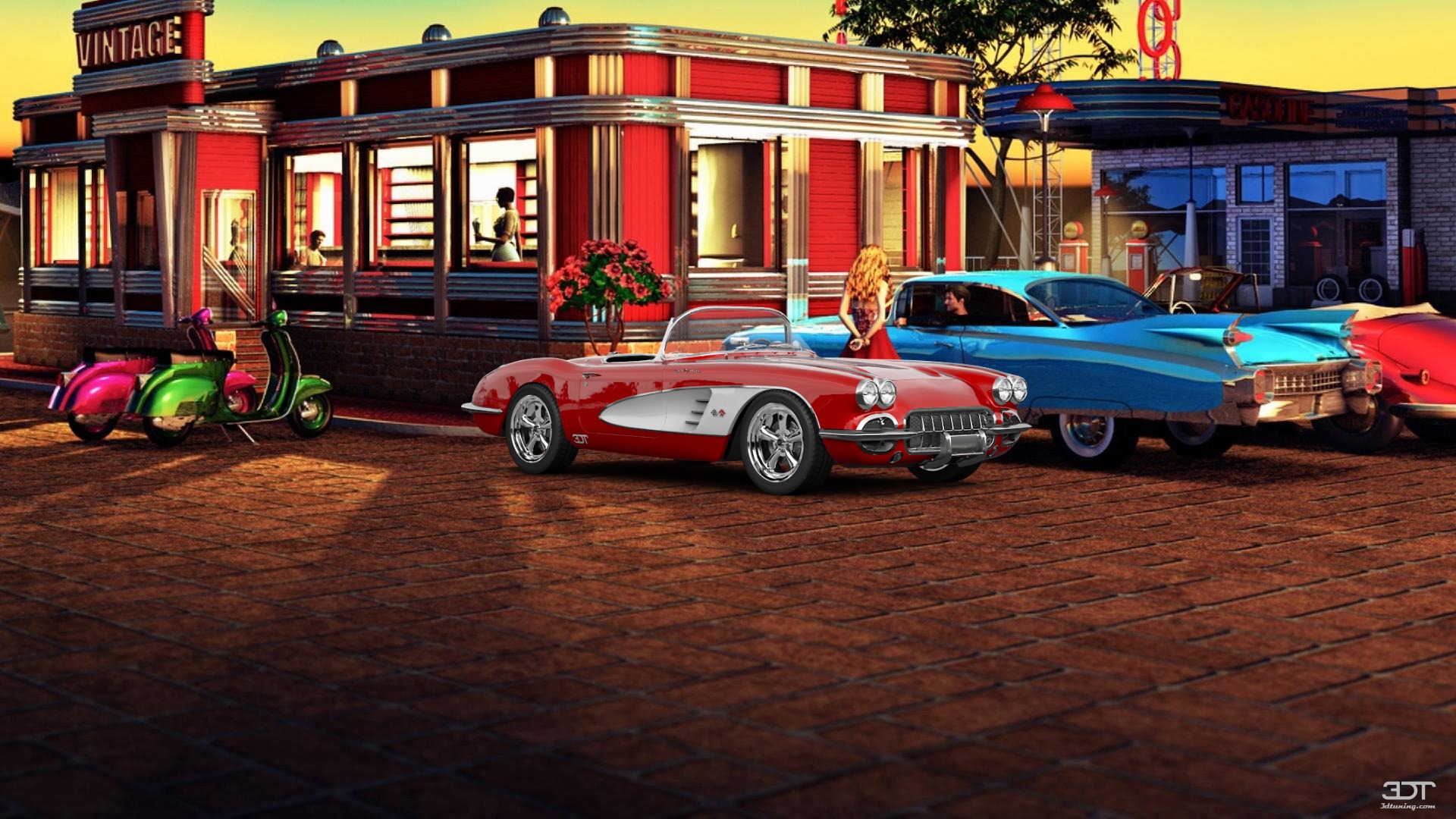 Chevrolet Corvette Convertible Coupe 1958 tuning