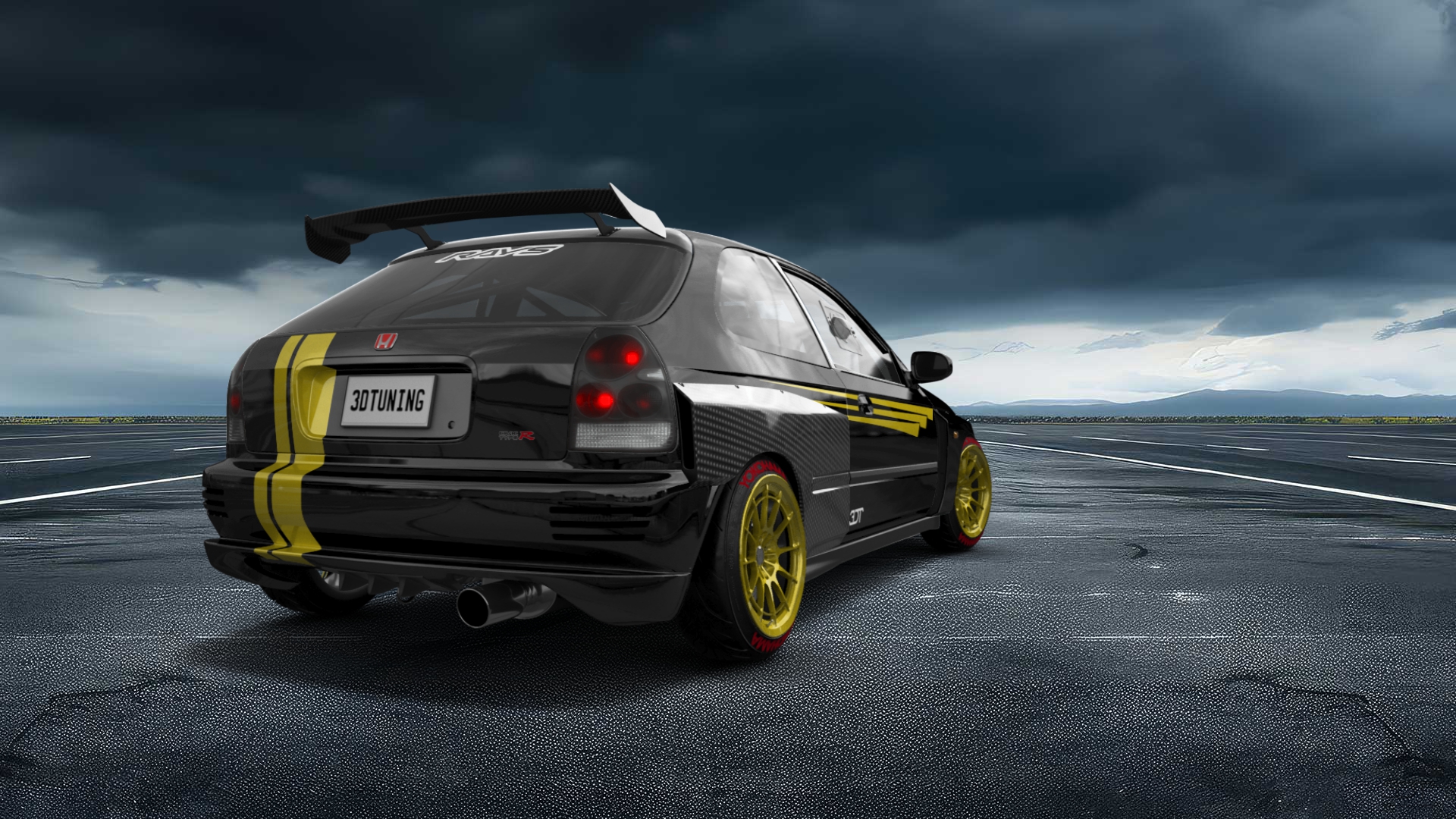 Honda Civic 3 Door Hatchback 1997 tuning