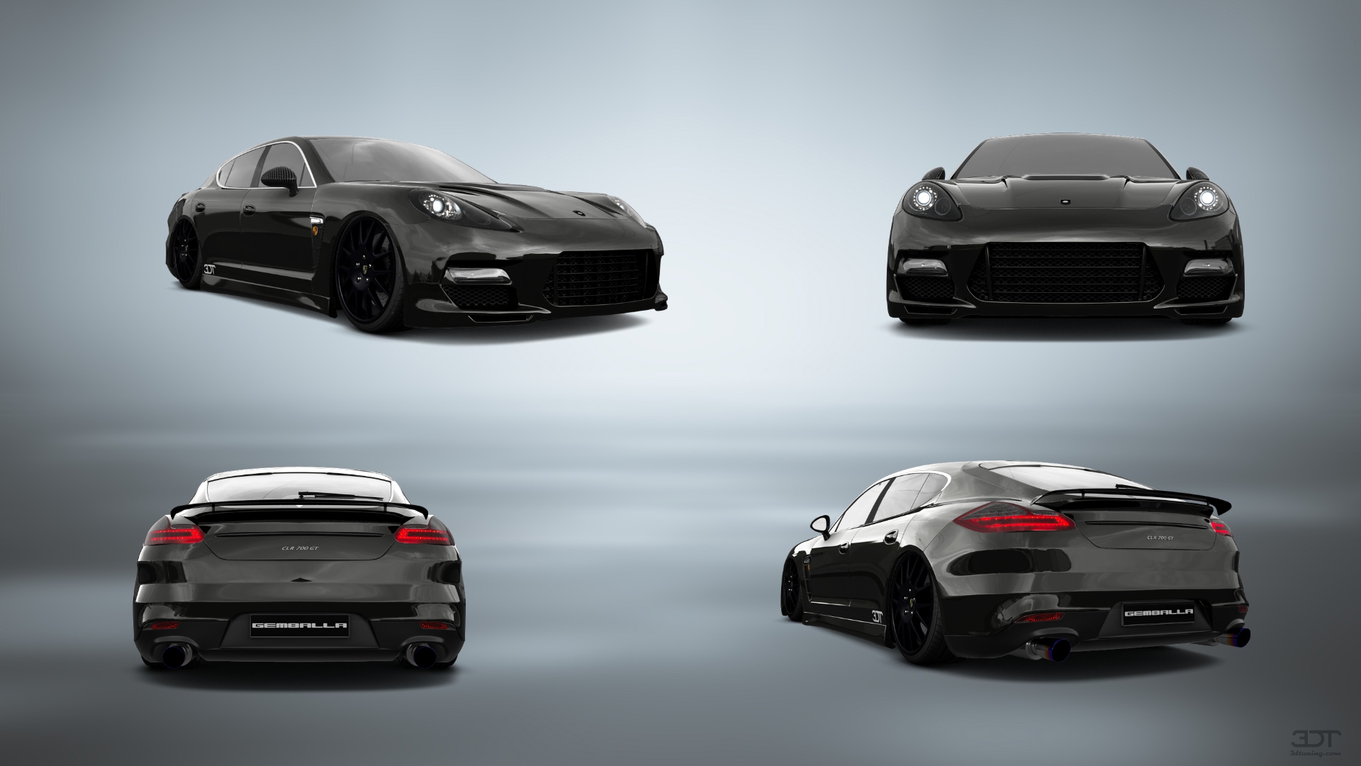 Porsche Panamera 4 door fastback saloon 2011 tuning