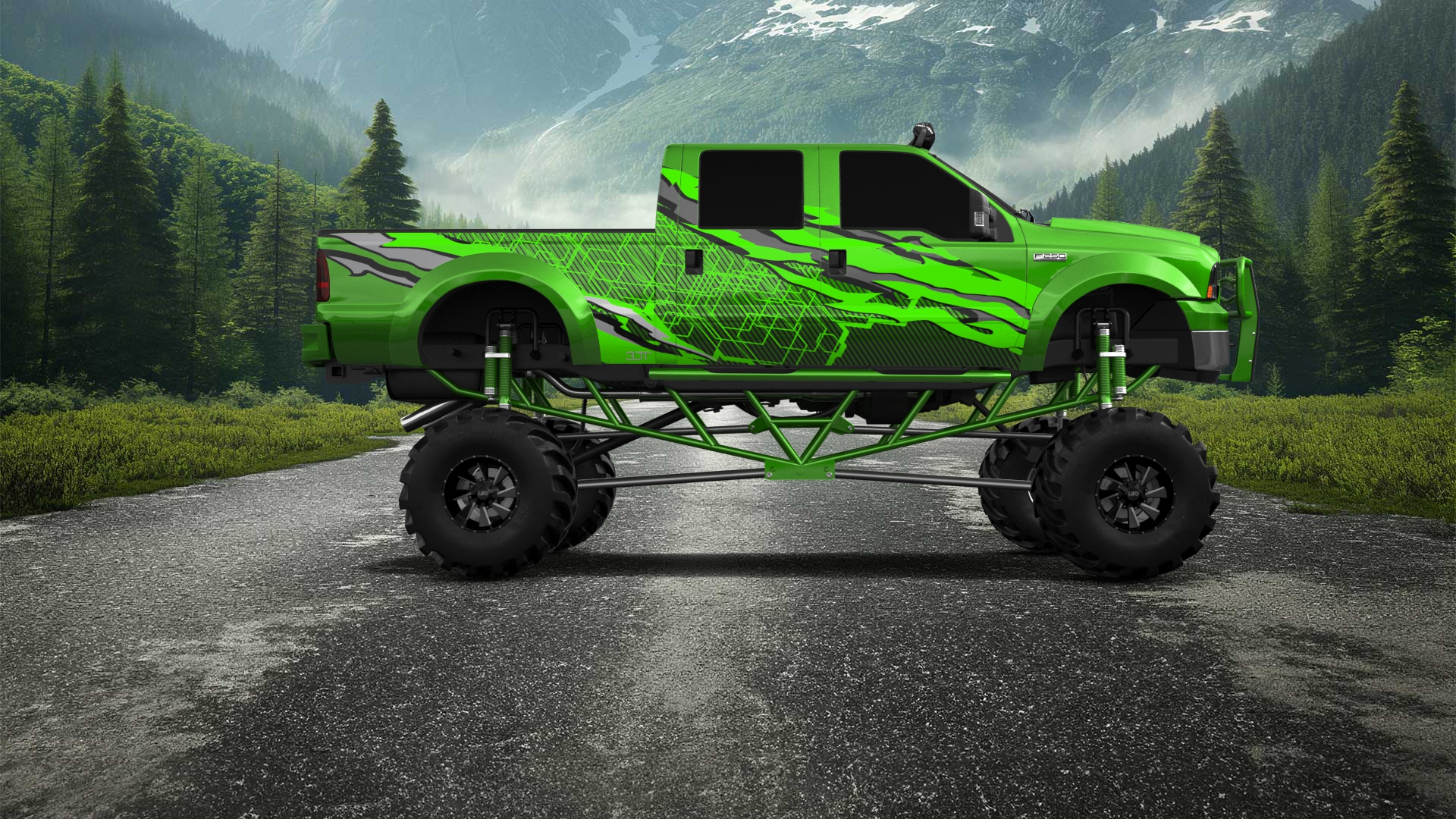 Ford F-250 Crew Cab 4 Door pickup truck 1999