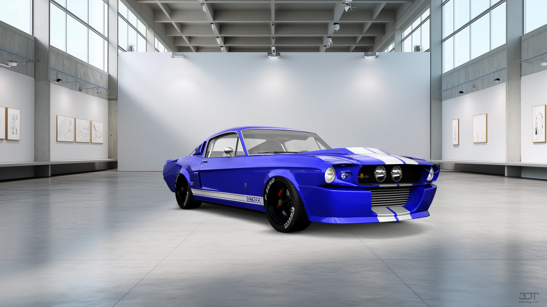 Mustang GT500 2 Door Coupe 1968 tuning