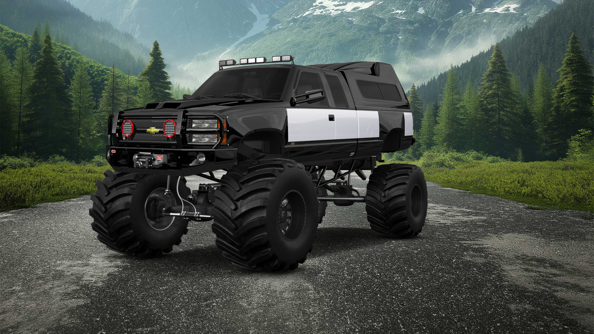 Chevrolet K3500 Extended Cab Pickup Truck 1988 tuning