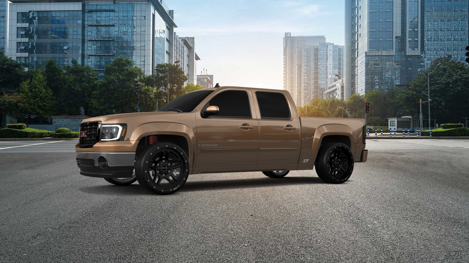 GMC Sierra 1500 Crew Cab 5.8 ft box 4 Door pickup truck 2007