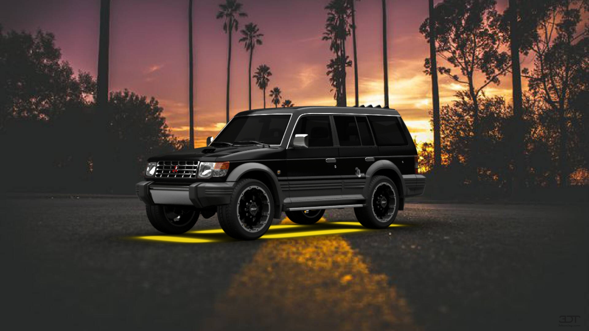 Mitsubishi Pajero SUV 1991 tuning