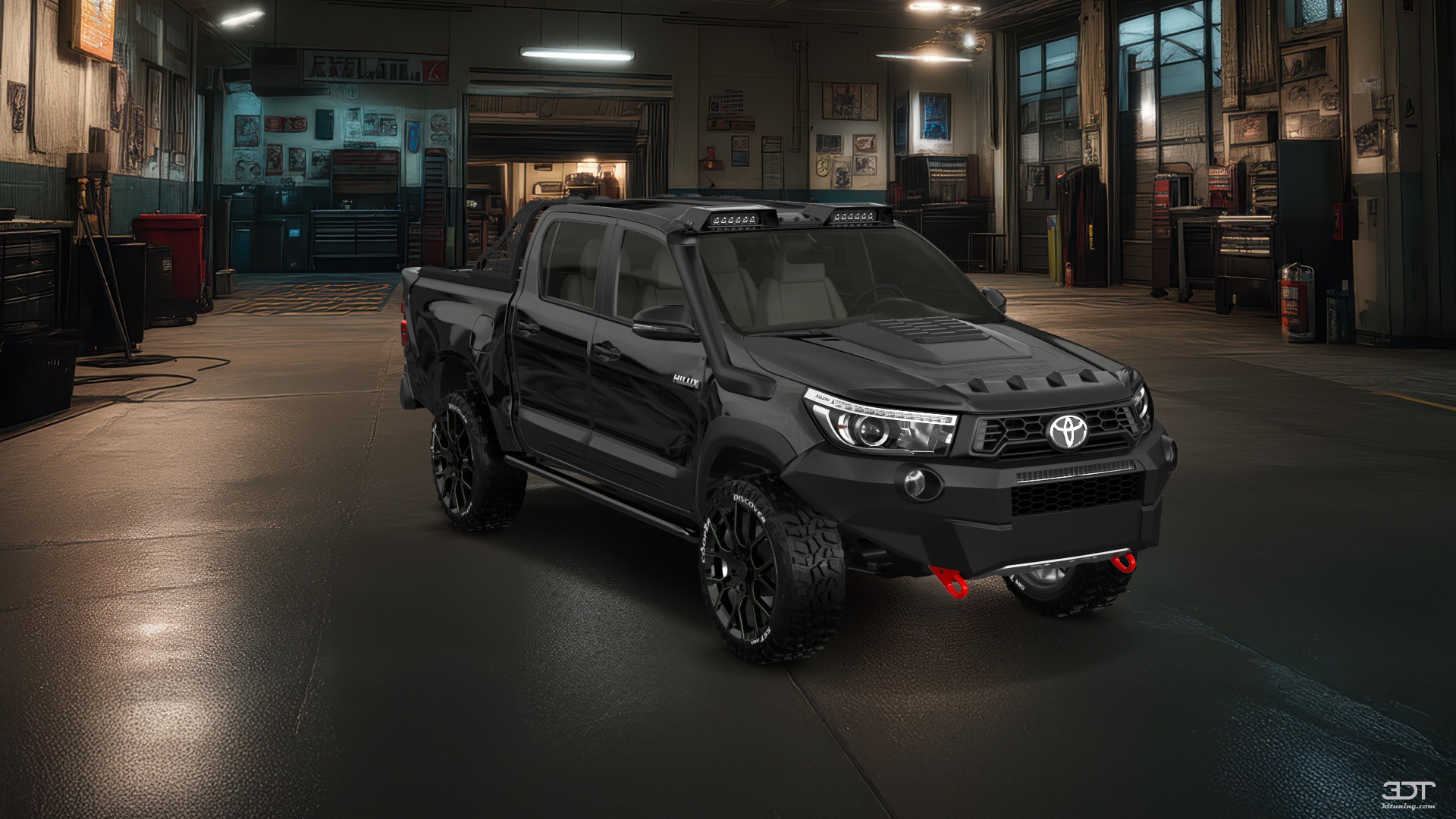 Toyota Hilux Double Cab 4 Door pickup truck 2015 tuning