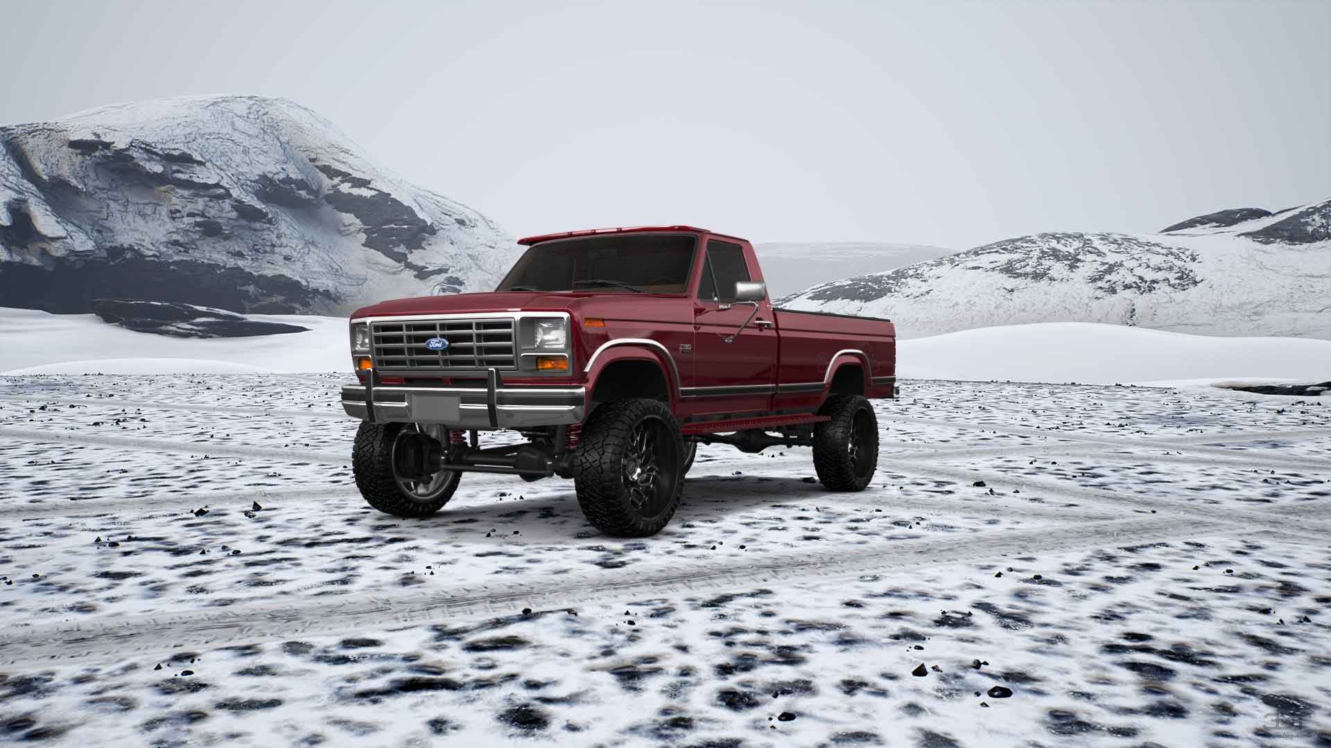 Ford F-150 2 Door pickup truck 1986 tuning