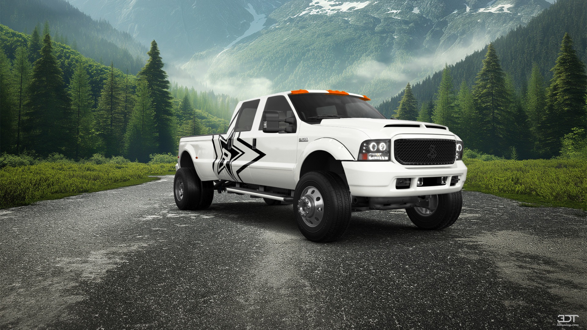 Ford F-350 DRW 4 Door pickup truck 1999