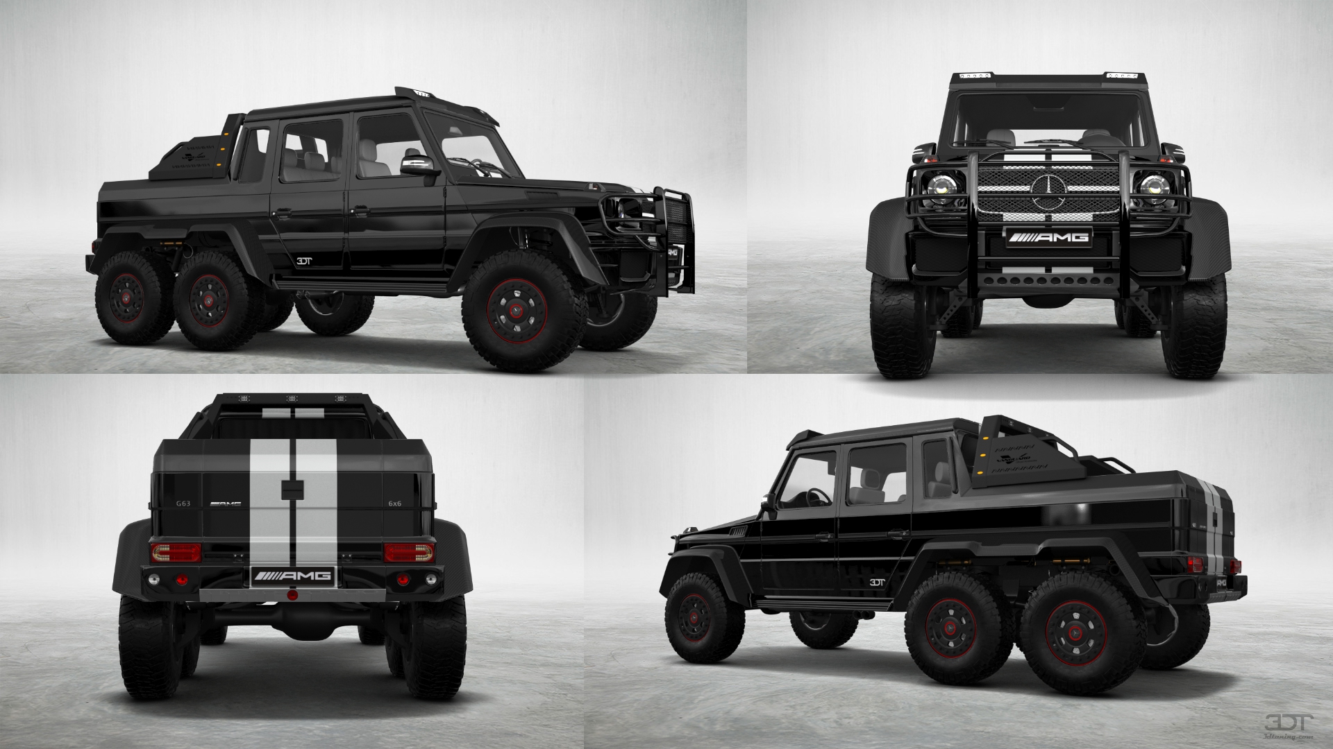 Mercedes G 63 AMG 6x6 4 Door pickup truck 2013