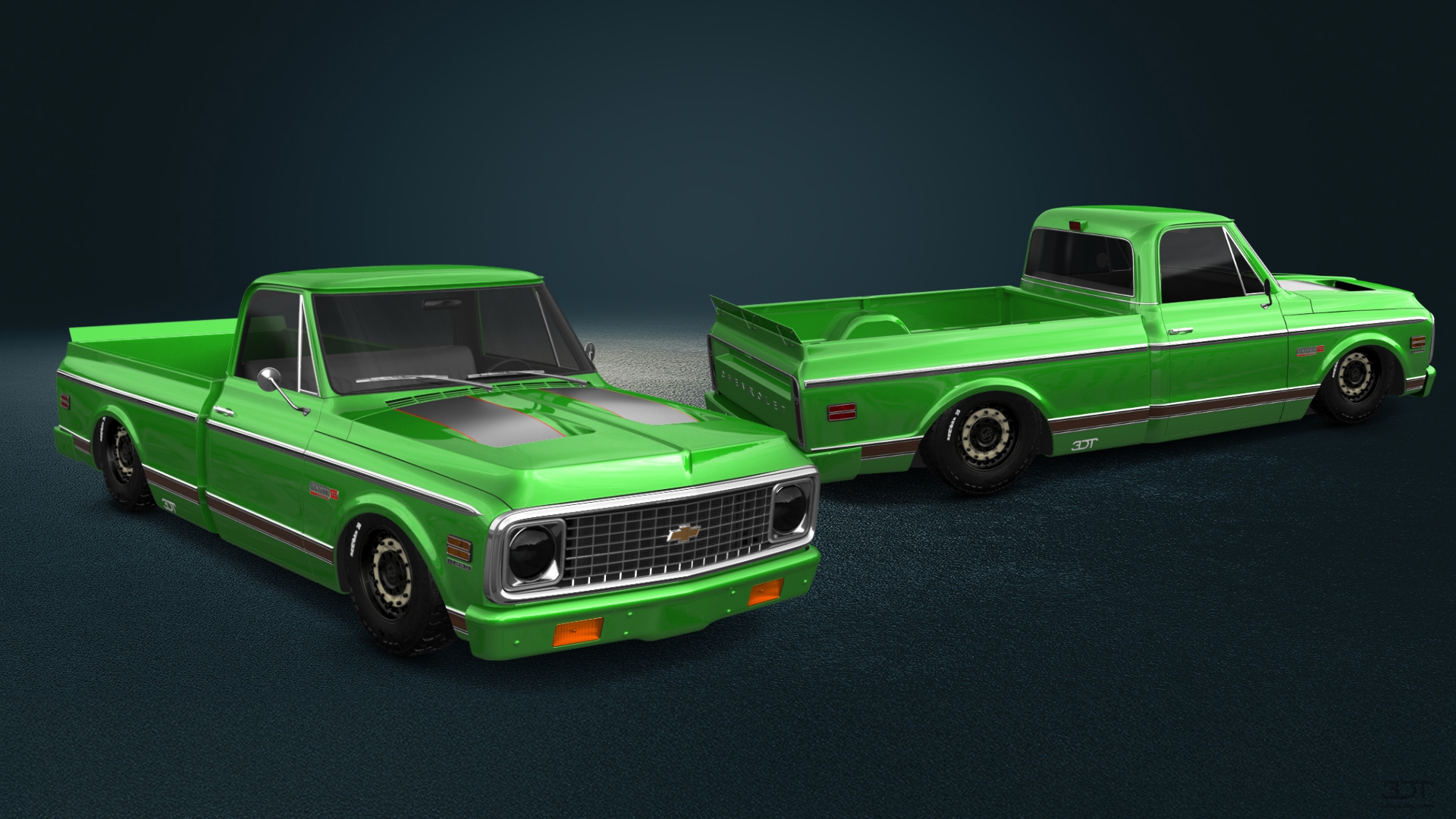 Chevrolet C-10 Cheyenne 2 Door pickup truck 1972 tuning