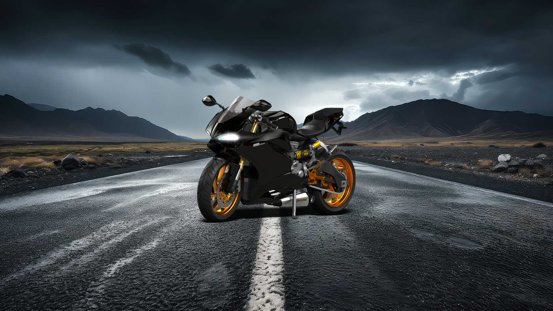 Ducati 899 Panigale Sport Bike 2015 tuning