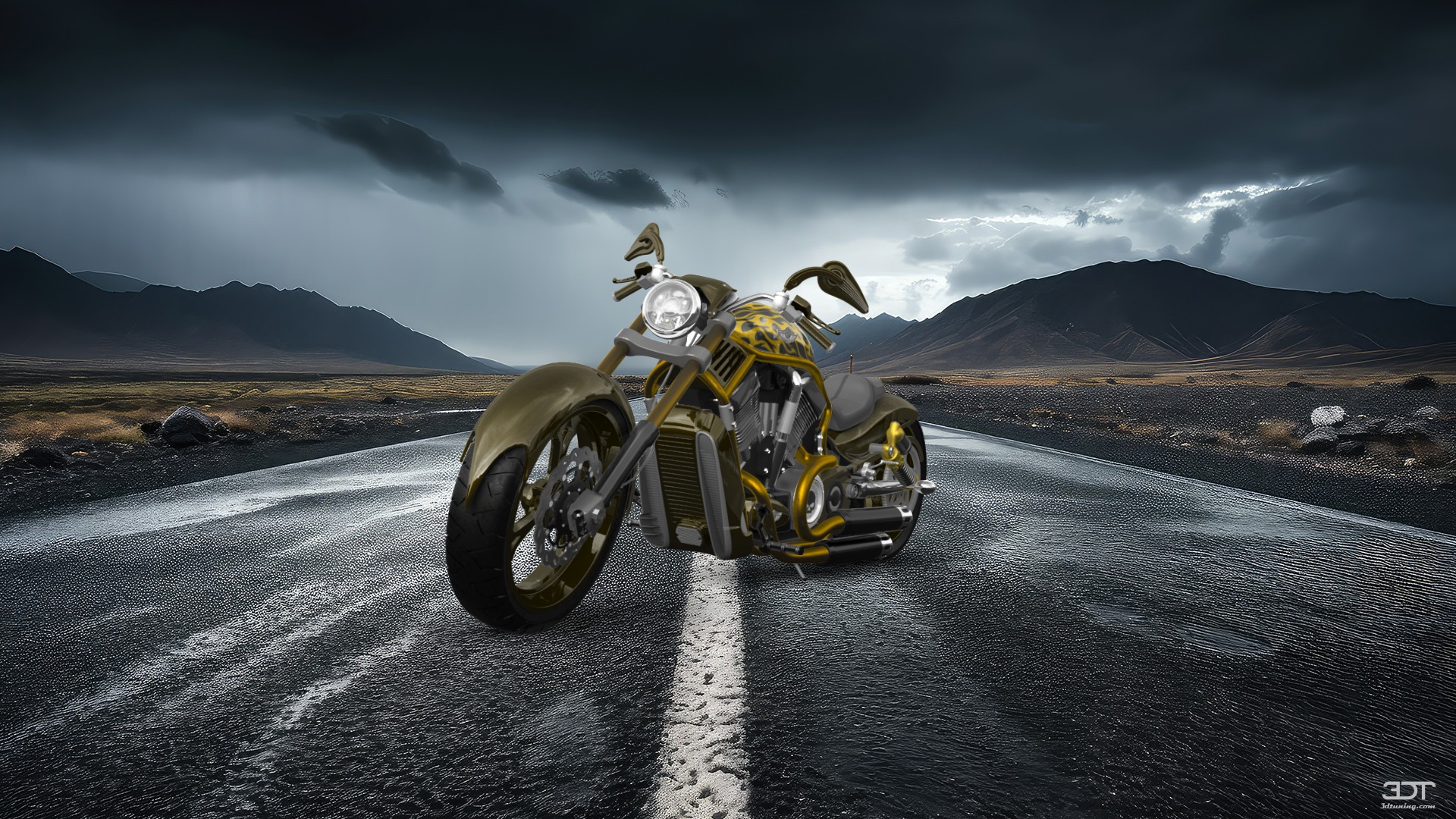Harley-Davidson Custom Chopper Cruiser 2011
