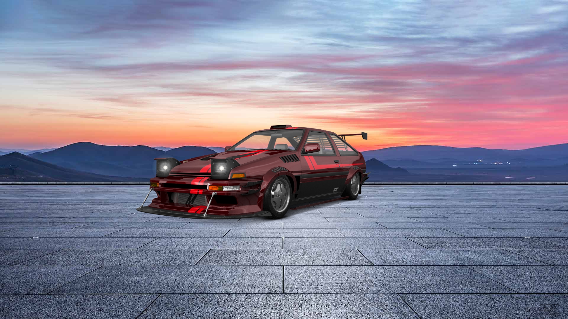 Toyota AE86 3 Door Hatchback 1985 tuning