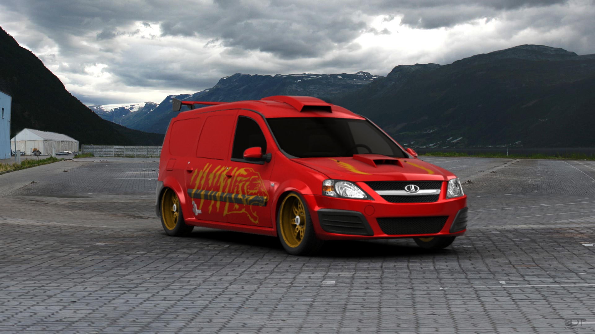 Lada Largus Furgon Van 2012 tuning