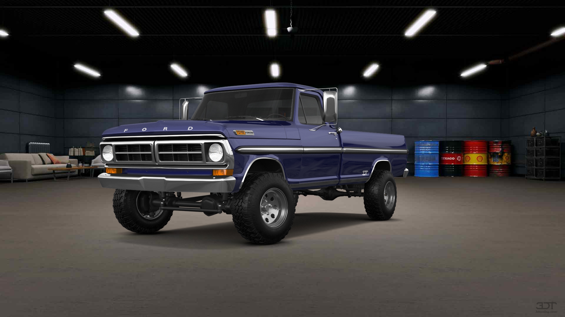 Ford F-250 2 Door pickup truck 1971